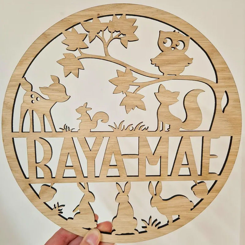 Woodland Name Sign for Baby Nu - огляд і ціна Baby Nursery Name Letters