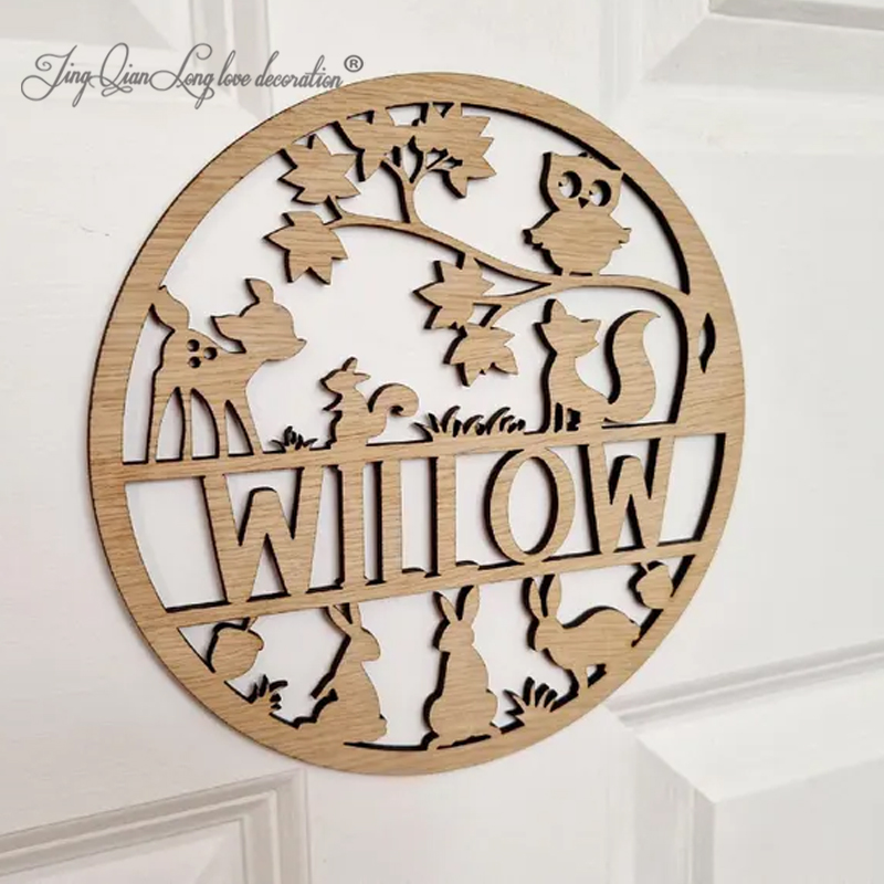 Woodland Name Sign for Baby Nu - огляд і ціна Baby Nursery Name Letters