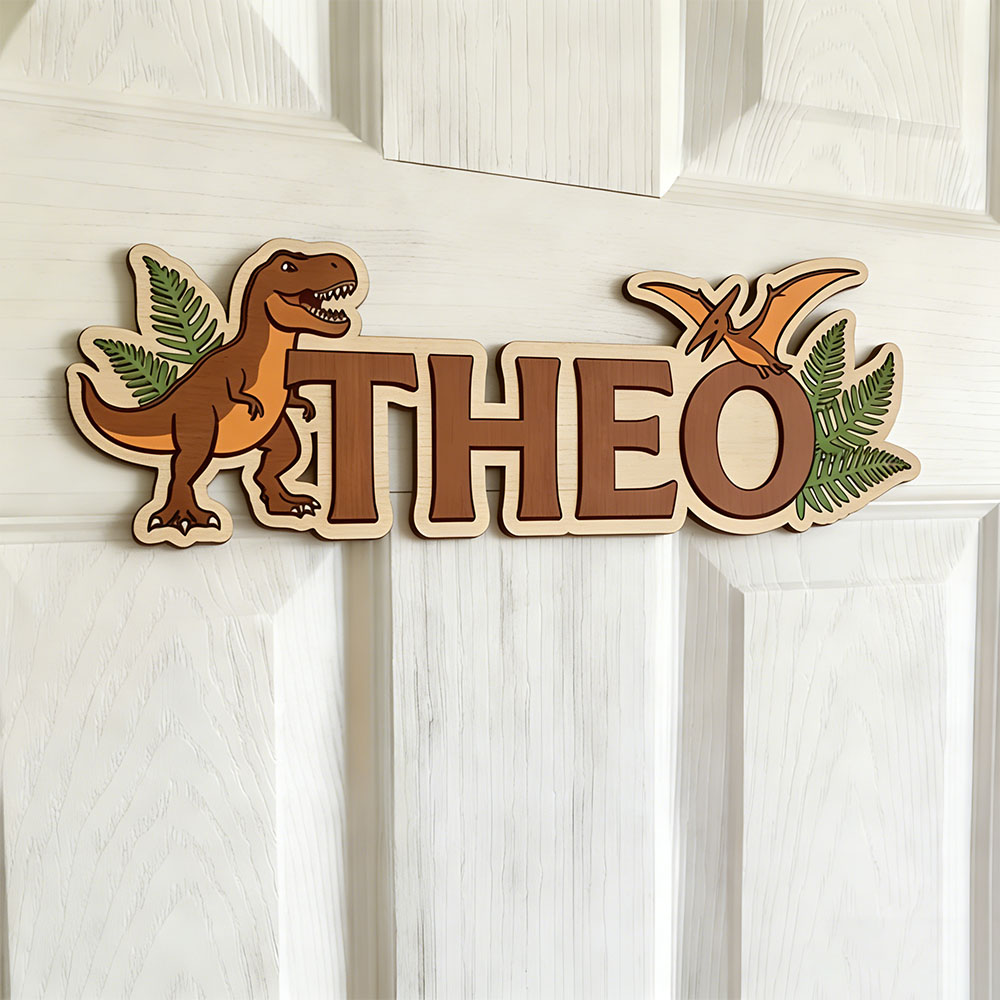 Personalized Dinosaur Name Sig - огляд і ціна Baby Nursery Name