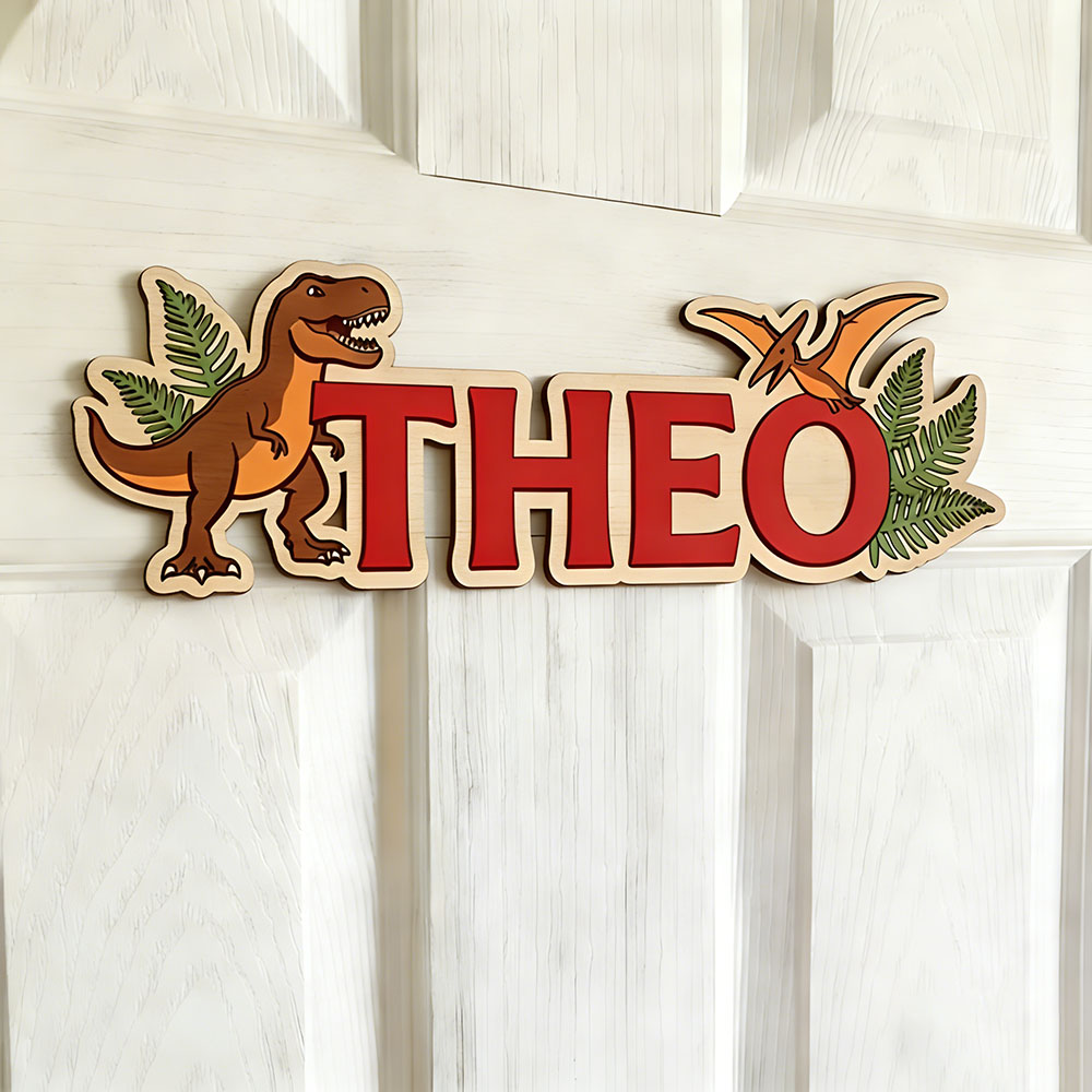 Personalized Dinosaur Name Sig - огляд і ціна Baby Nursery Name