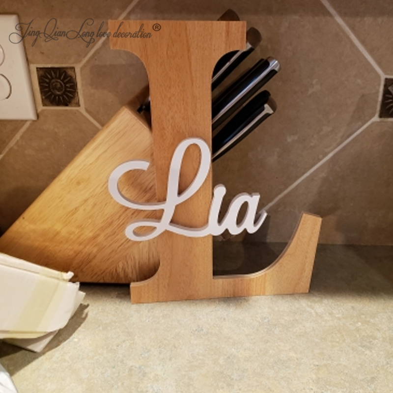 Custom Wooden Name Sign  Baby  - огляд і ціна Baby Nursery Name Letters