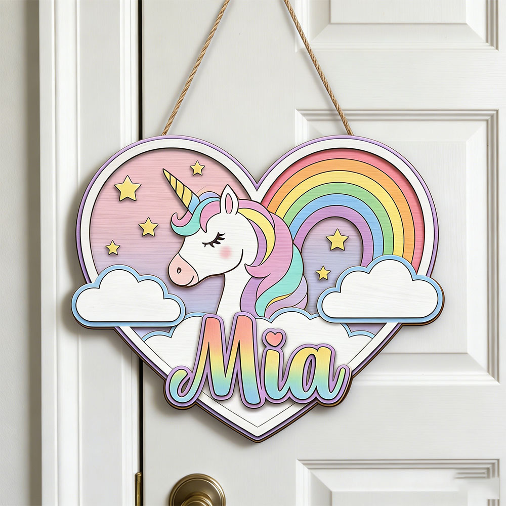 Custom Heart Shaped Rainbow Un - огляд і ціна Baby Nursery Themes Girl