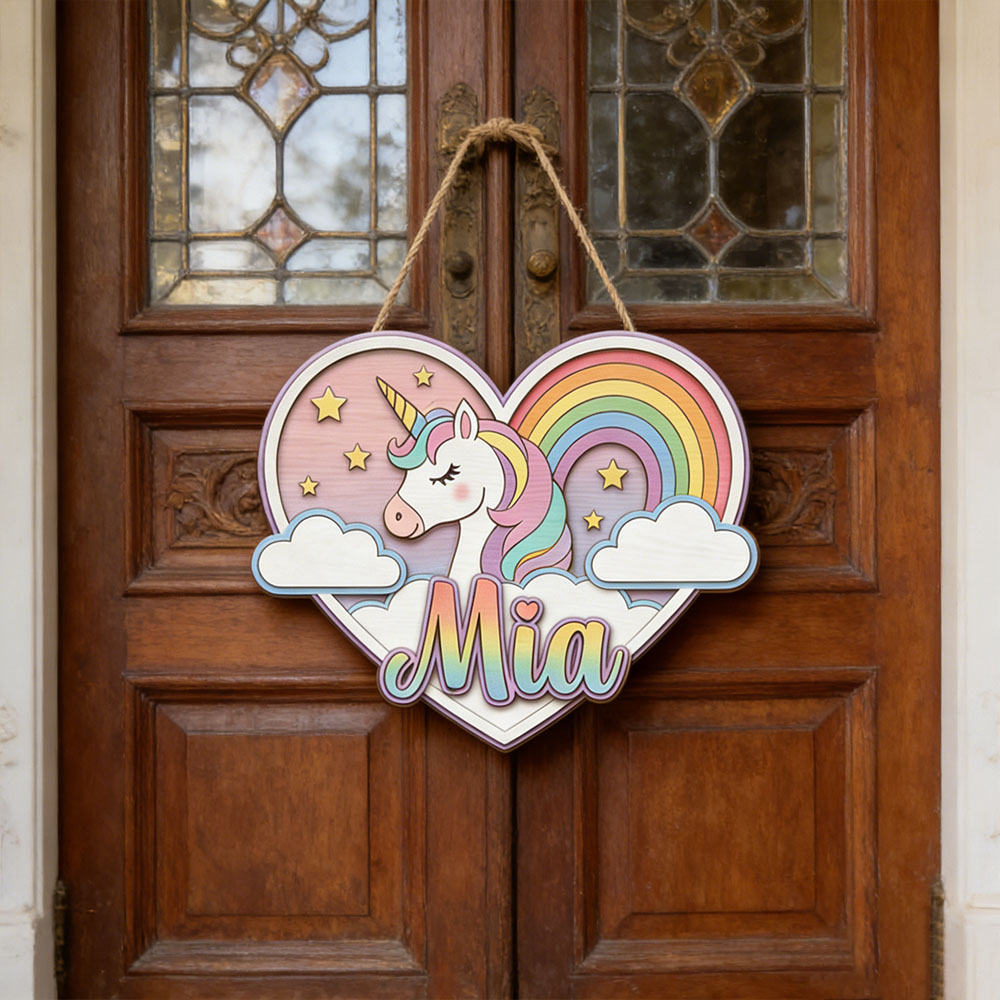 Custom Heart Shaped Rainbow Un - огляд і ціна Baby Nursery Themes Girl