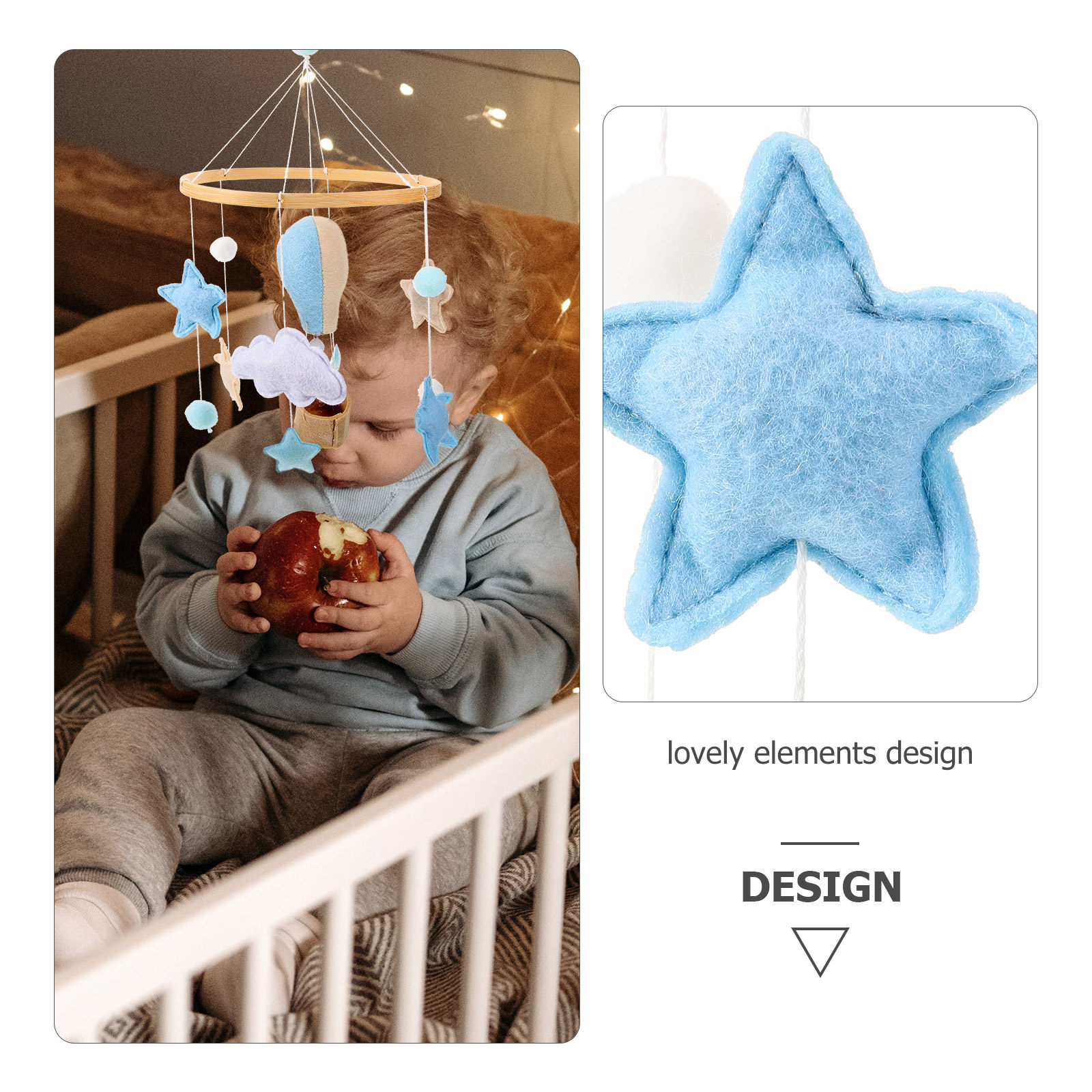 Cute Cloud Theme Crib Mobile f - огляд і ціна Baby Nursery Themes Girl