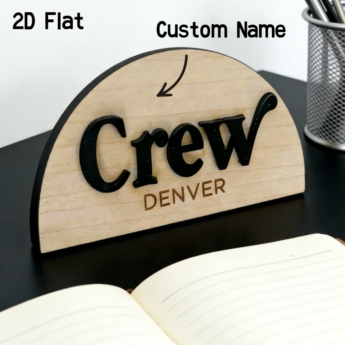 1Pc Cutom Crescent Wooden Acry - огляд і ціна Baby Nursery Name