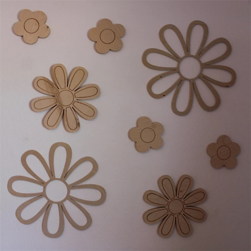 Ins Wooden Daisy Wall Flowers  - огляд і ціна Baby Nursery Decor Girl