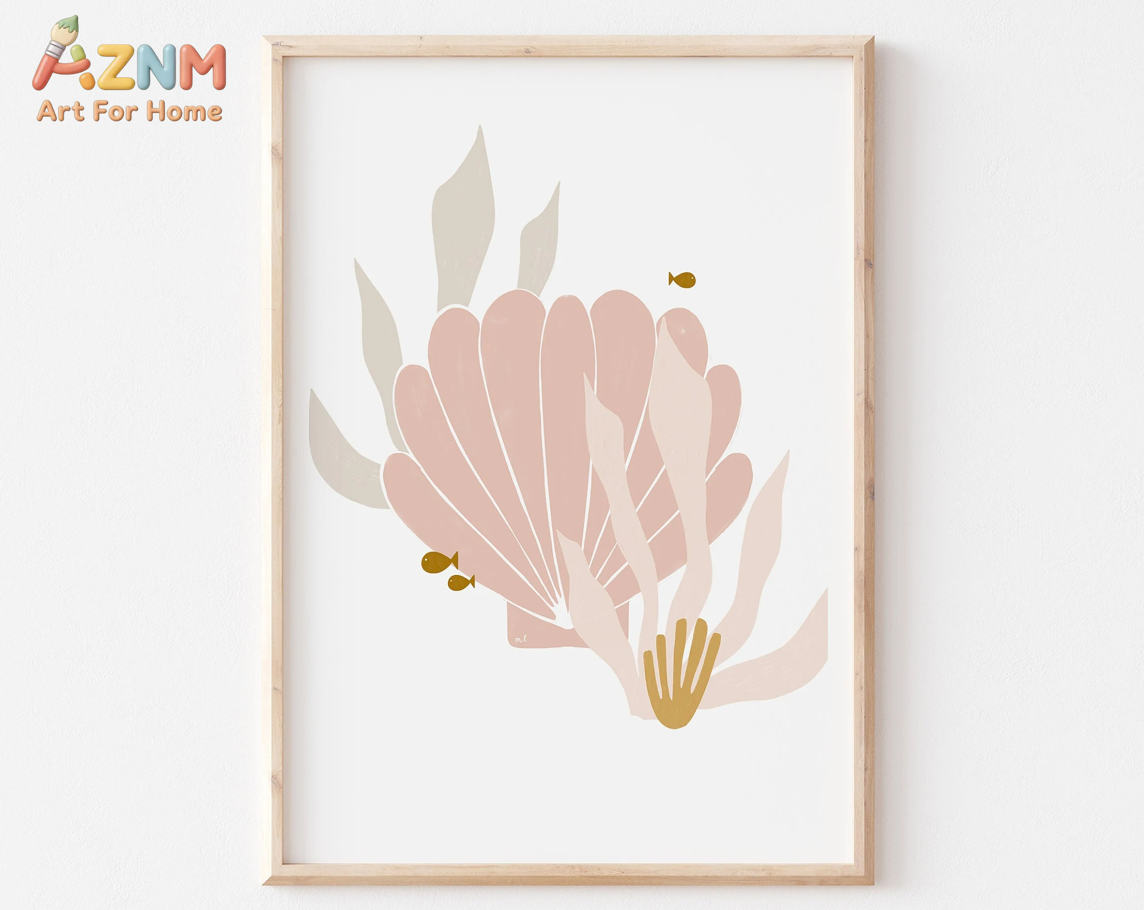 Boho Ocean Themed Pink Sea She - огляд і ціна Baby Nursery Themes Girl