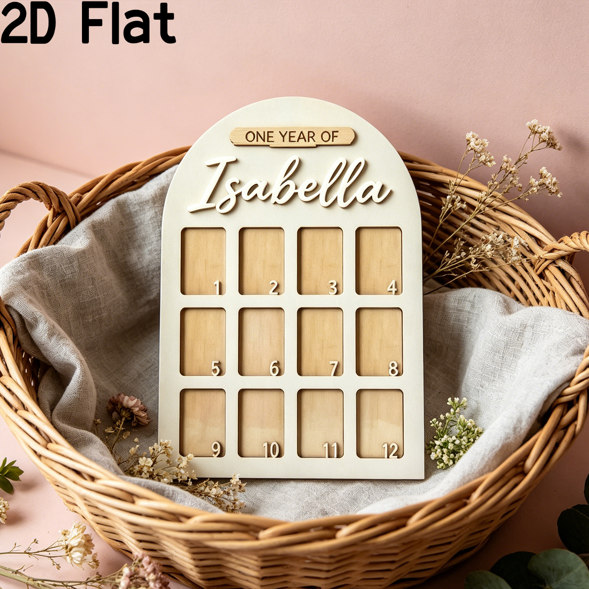 1Pc Custom Photo Record Board  - огляд і ціна Baby Nursery Name