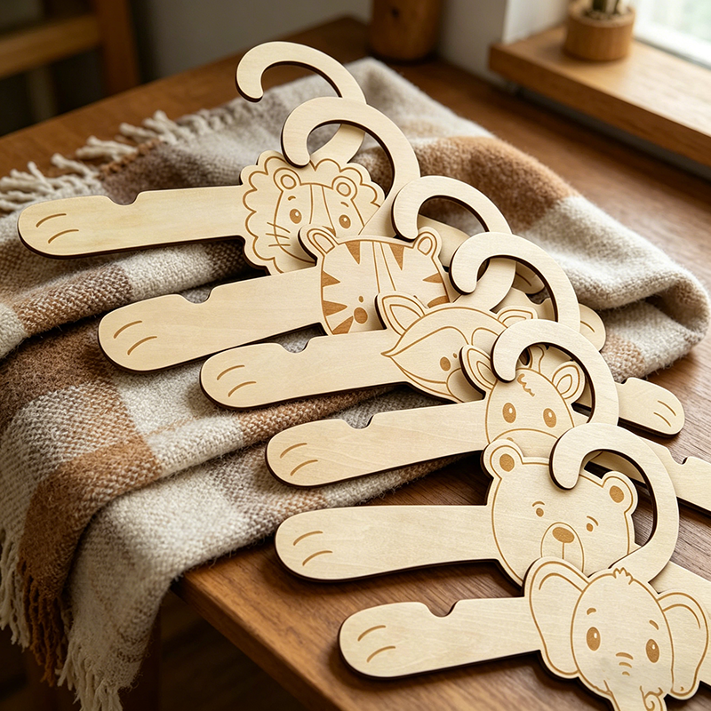 6pcs Jungle Animal Wooden Clot - огляд і ціна Baby Nursery Jungle Animals