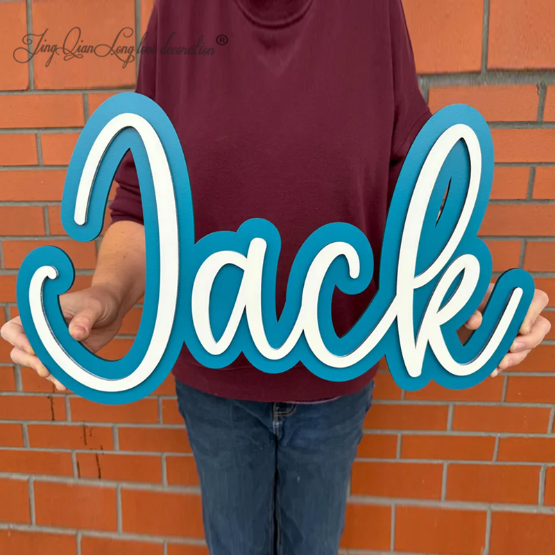 Custom Personalised Double lay - огляд і ціна Baby Nursery Name Letters