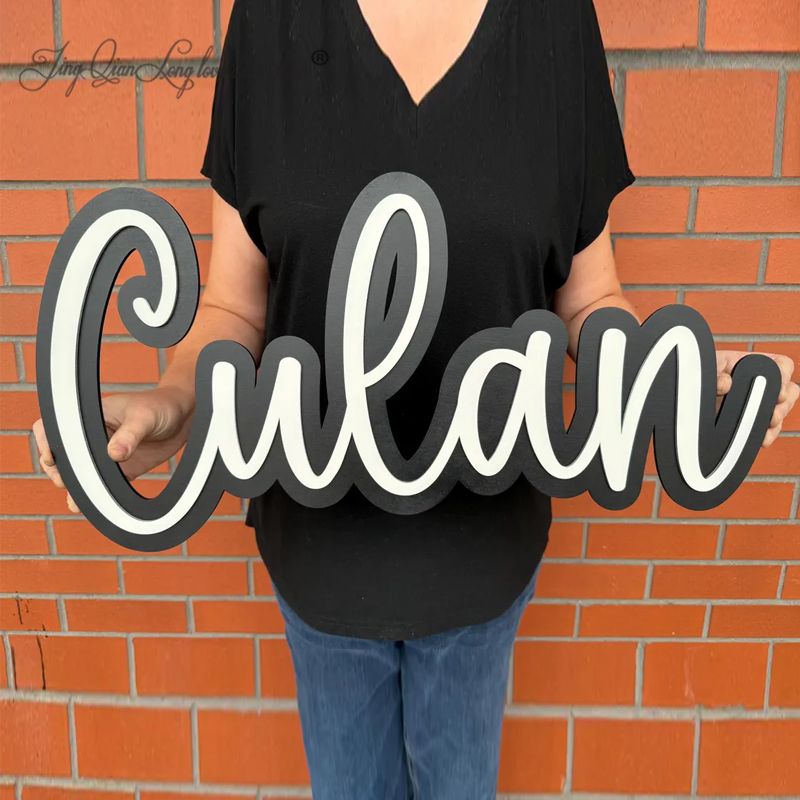 Custom Personalised Double lay - огляд і ціна Baby Nursery Name Letters