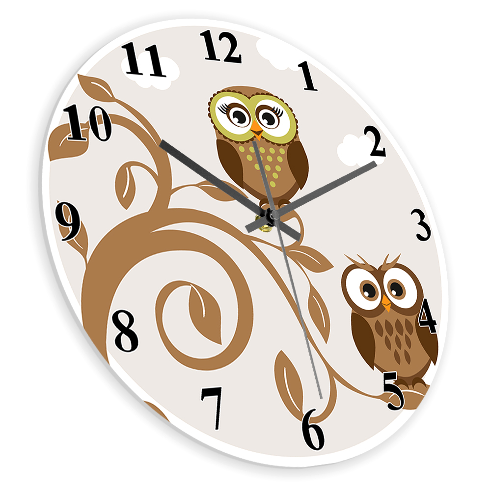 Whimsical Cartoon Owls on Tree - огляд і ціна Baby Nursery Frames