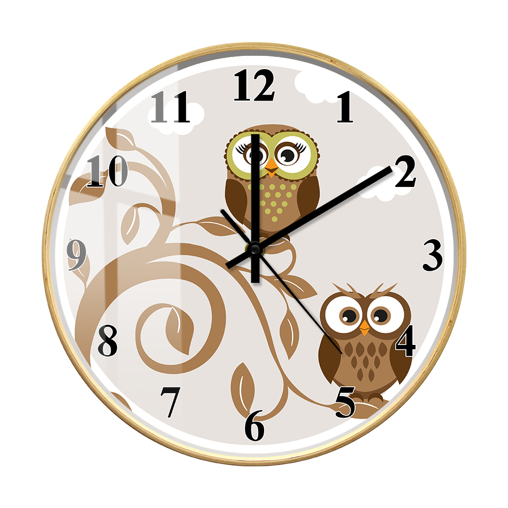 Whimsical Cartoon Owls on Tree - огляд і ціна Baby Nursery Frames