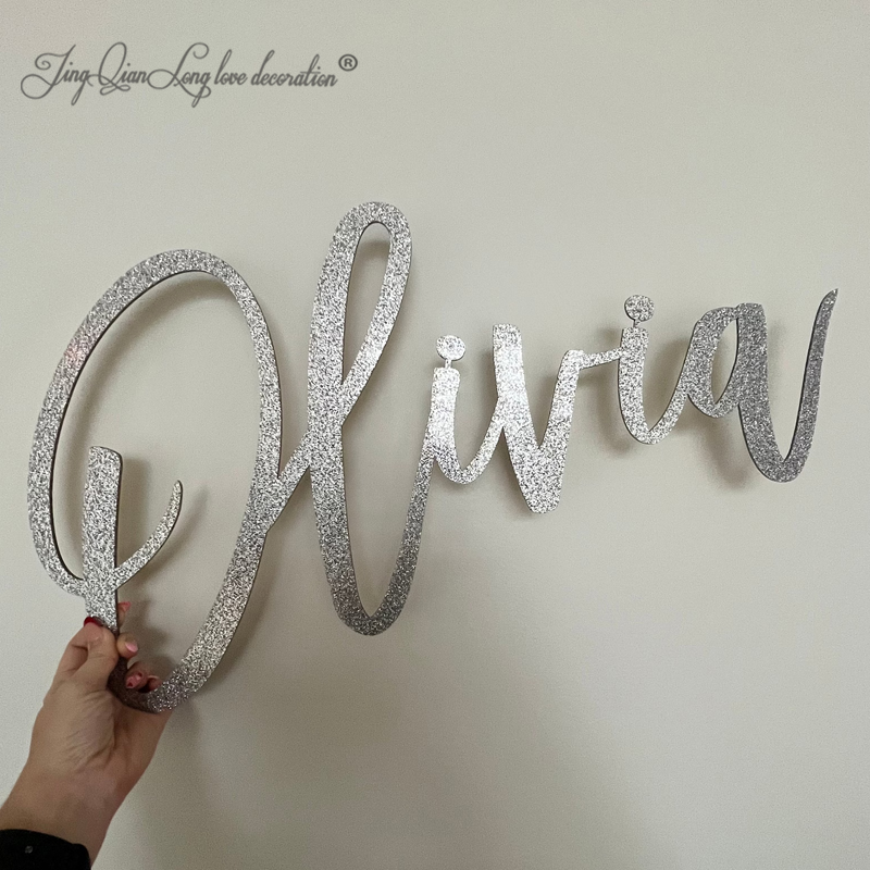 Custom  Name Sign  Nursery Nam - огляд і ціна Baby Nursery Name Letters