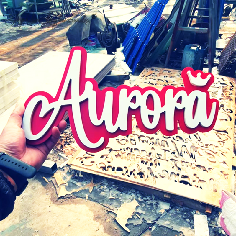 Custom Wooden Name Sign Person - огляд і ціна Baby Nursery Name Letters
