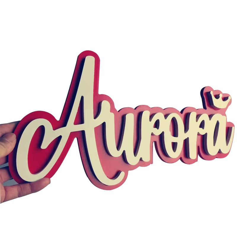 Custom Wooden Name Sign Person - огляд і ціна Baby Nursery Name Letters