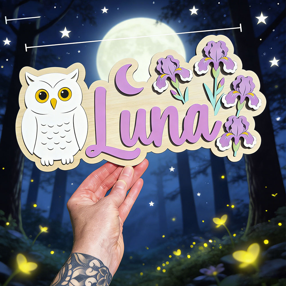 Personalized Cute Night Owl Ir - огляд і ціна Baby Nursery Themes Girl