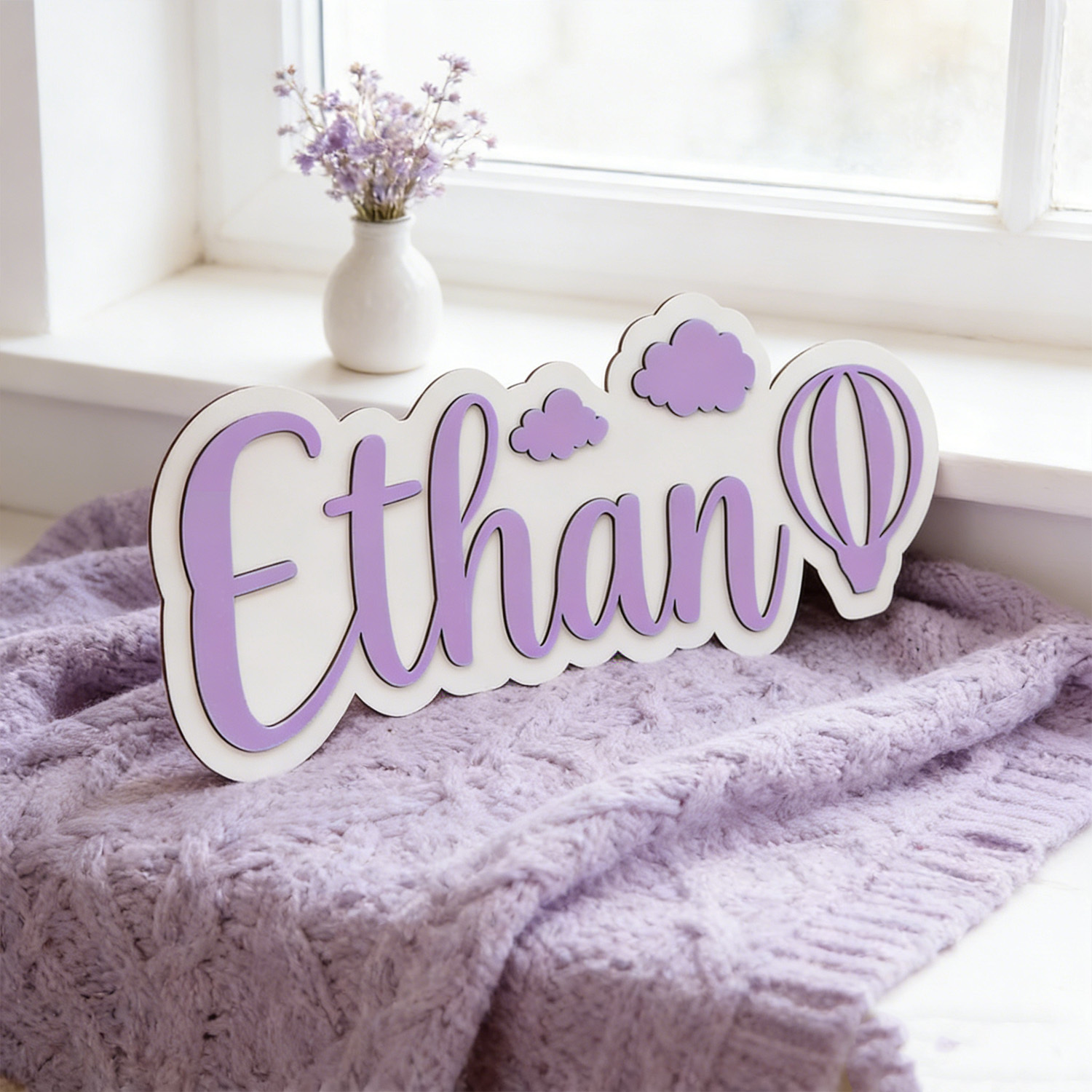 Personalized Hot Air Balloon & - огляд і ціна Baby Nursery Name