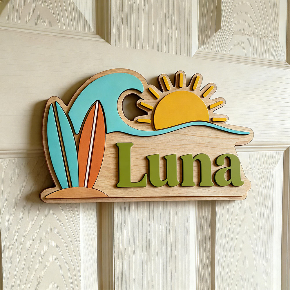 Custom Beach Wave Surfboard Su - огляд і ціна Baby Nursery Name