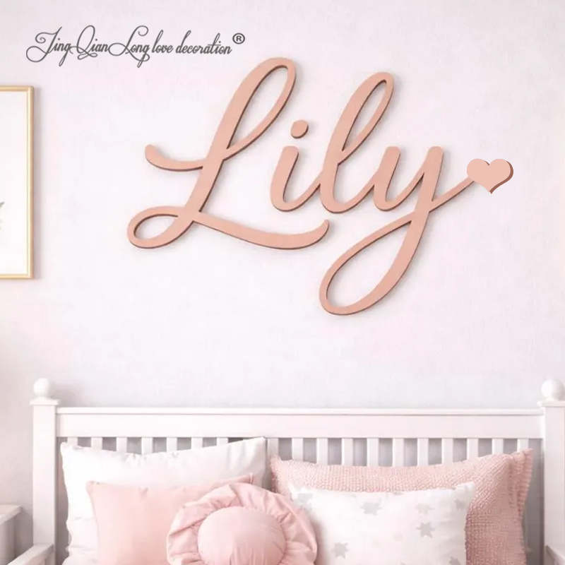 Custom  Wooden Name Sign Nurse - огляд і ціна Baby Nursery Name Letters