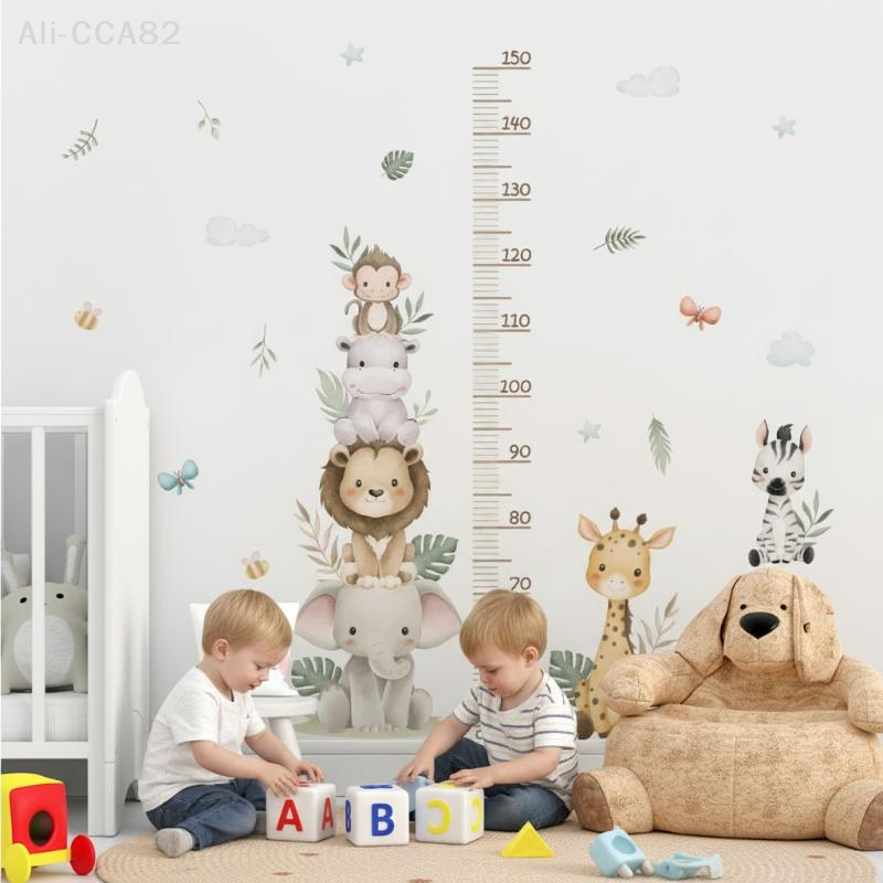 SHIDWJ Children's Growth Chart - огляд і ціна Baby Nursery Jungle Animals