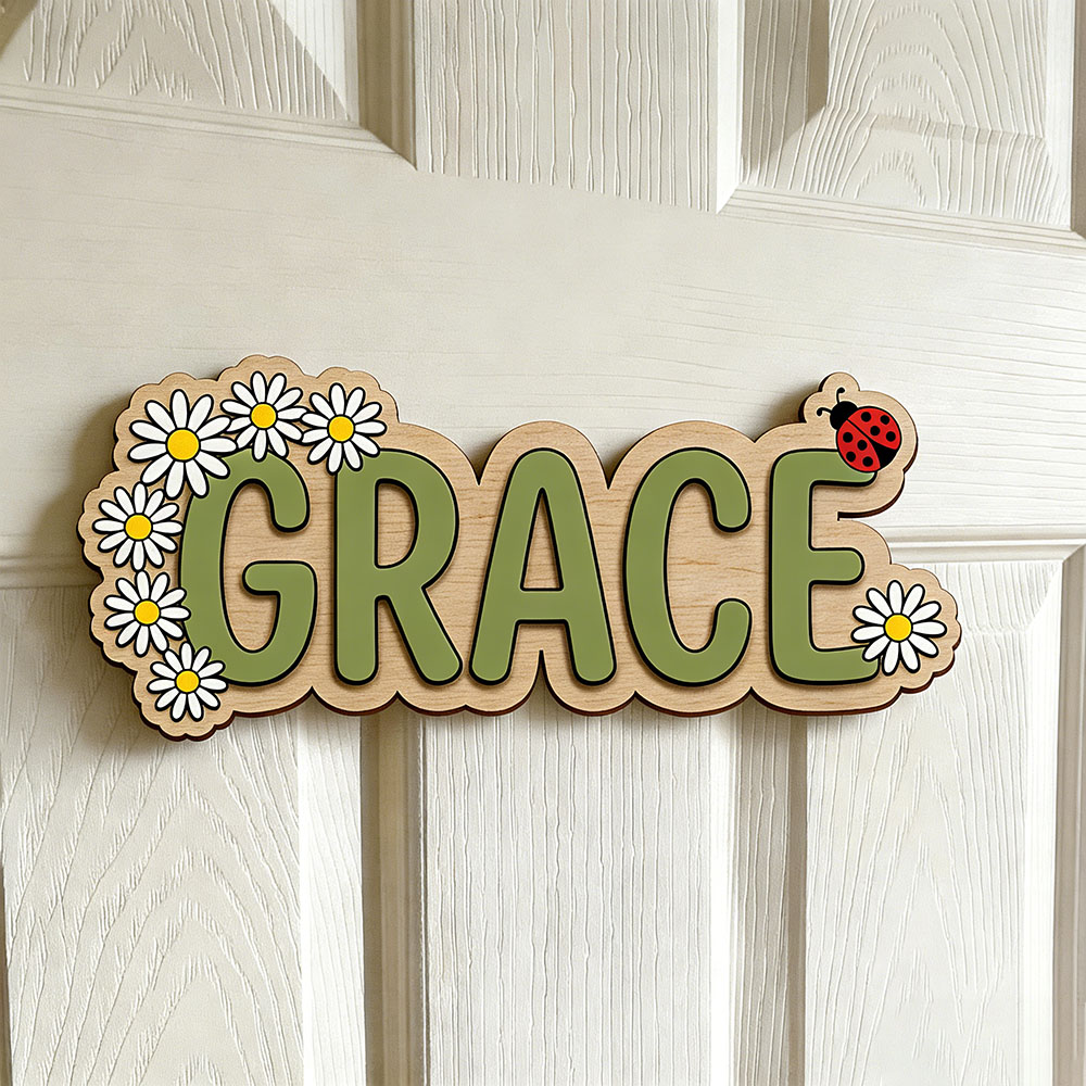 Personalized Cute Daisy Ladybu - огляд і ціна Baby Nursery Themes Girl
