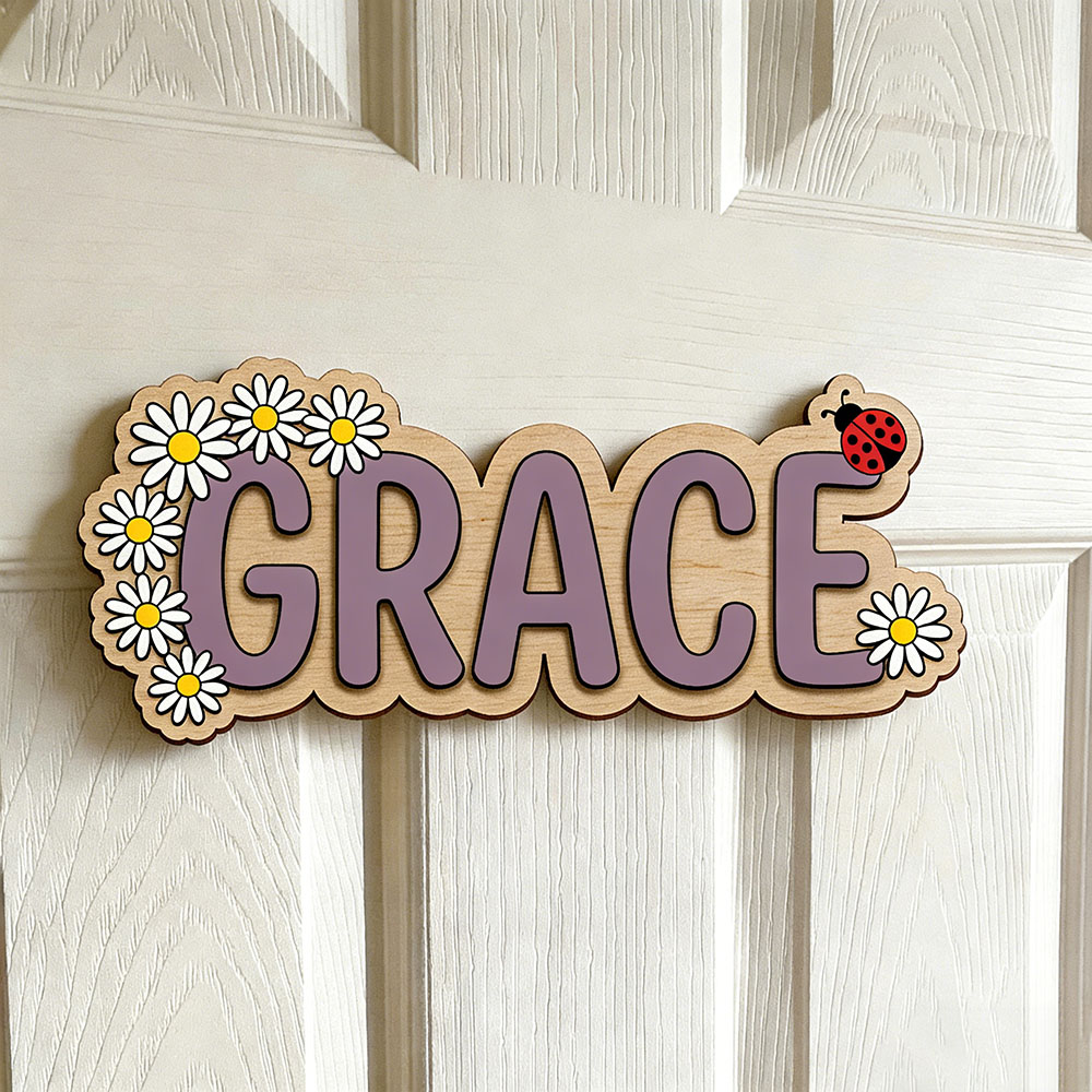 Personalized Cute Daisy Ladybu - огляд і ціна Baby Nursery Themes Girl