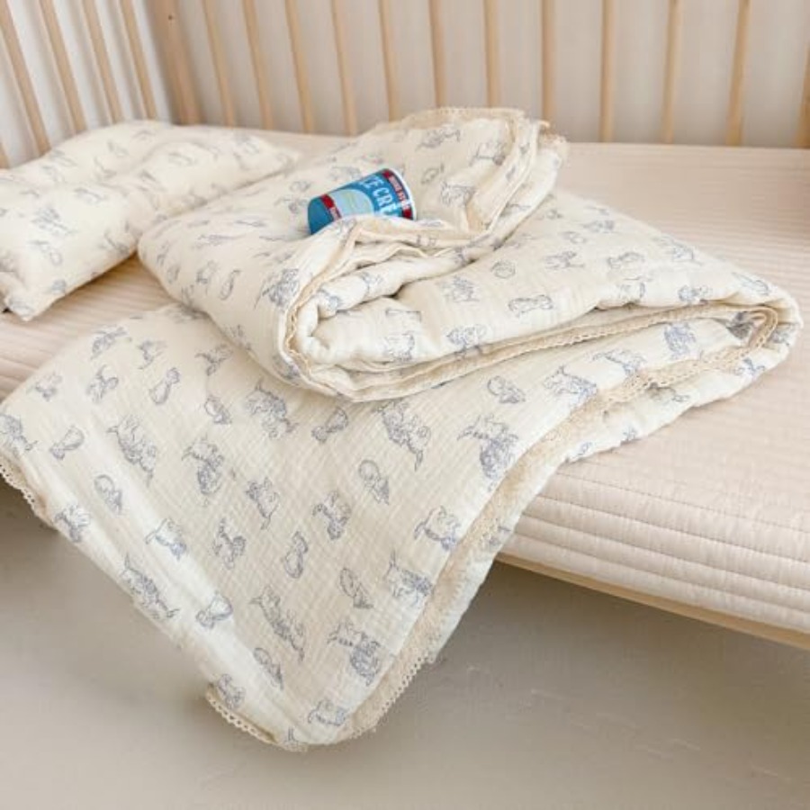 Baby Crib Quilt Cotton Muslin  - огляд і ціна Baby Nursery Girl