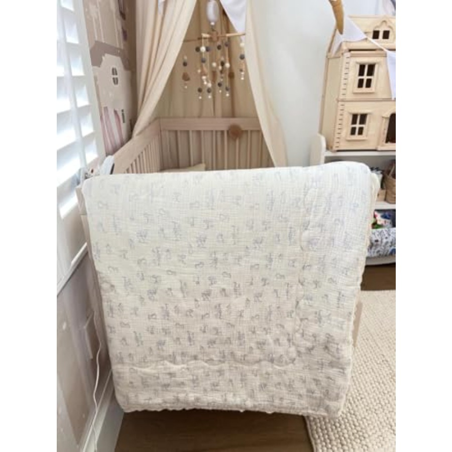 Baby Crib Quilt Cotton Muslin  - огляд і ціна Baby Nursery Girl