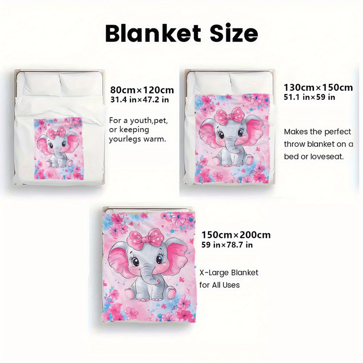 1pc Cute Pink Elephant with Bo - огляд і ціна Baby Nursery Elephant Theme