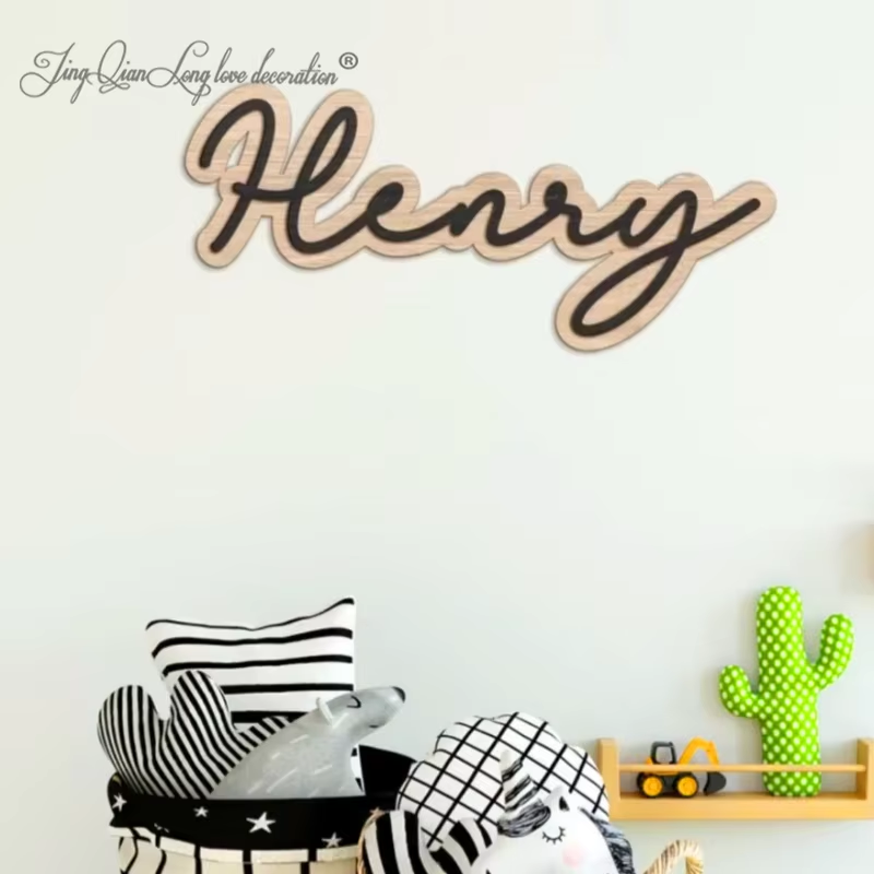 Custom Wooden Name Sign for Nu - огляд і ціна Baby Nursery Name Letters