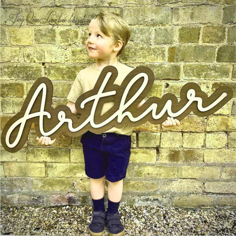 Custom Wooden Name Sign for Nu - огляд і ціна Baby Nursery Name Letters