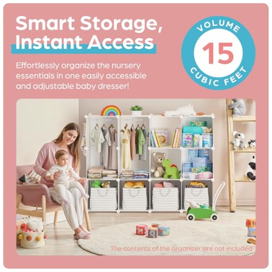 Baby Closet Organizer for Nurs - огляд і ціна Baby Nursery Wardrobe